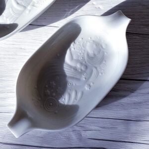 Rosenthal by Bjorn Wiinblad Magic Flute series small white porcelain dish